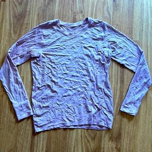 Light pink/mauve colored long sleeve